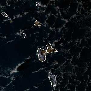 météo tropicale : Image satellite .