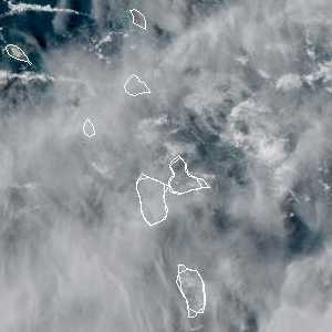 météo tropicale : Image satellite .