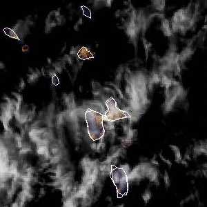 météo tropicale : Image satellite .