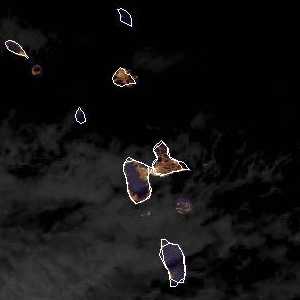 météo tropicale : Image satellite .