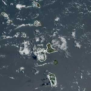 météo tropicale : Image satellite .