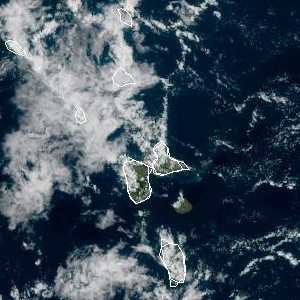 météo tropicale : Image satellite .