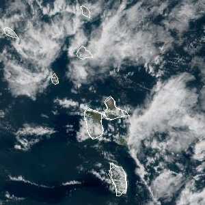 météo tropicale : Image satellite .