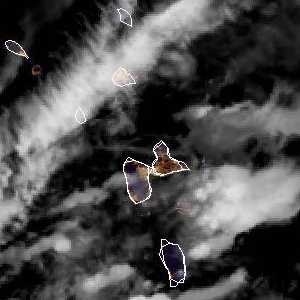 météo tropicale : Image satellite .