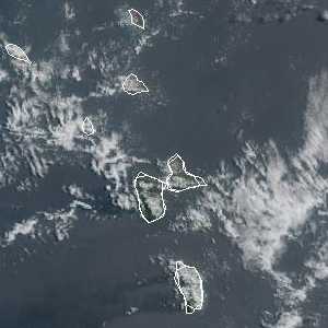 météo tropicale : Image satellite .