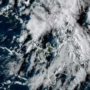 météo tropicale : Image satellite .