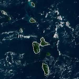 météo tropicale : Image satellite .