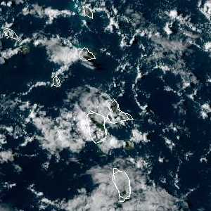 météo tropicale : Image satellite .