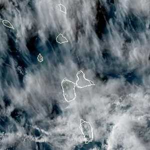 météo tropicale : Image satellite .
