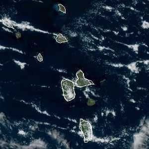 météo tropicale : Image satellite .