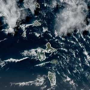 météo tropicale : Image satellite .