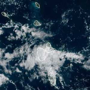 météo tropicale : Image satellite .