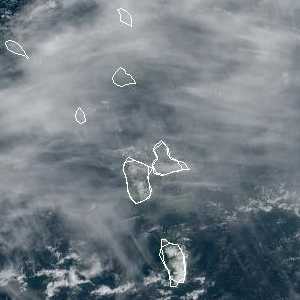 météo tropicale : Image satellite .
