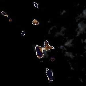 météo tropicale : Image satellite .