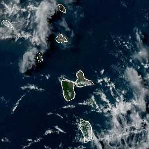 météo tropicale : Image satellite .
