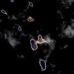 météo tropicale : Image satellite .