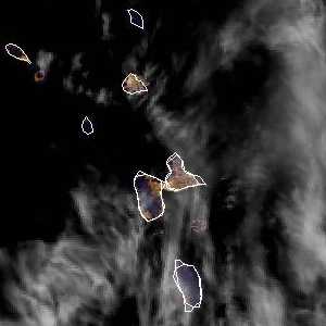 météo tropicale : Image satellite .