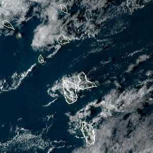 météo tropicale : Image satellite .