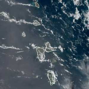 météo tropicale : Image satellite .