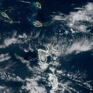 météo tropicale : Image satellite .