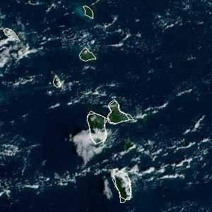 météo tropicale : Image satellite .