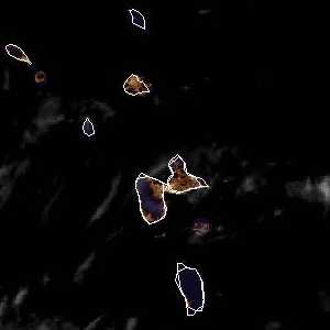 météo tropicale : Image satellite .