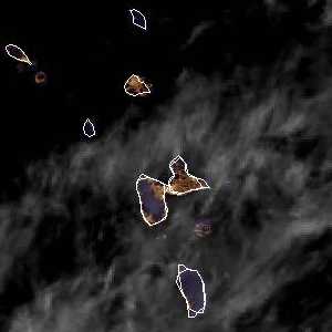 météo tropicale : Image satellite .
