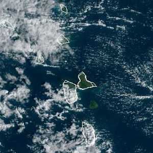 météo tropicale : Image satellite .
