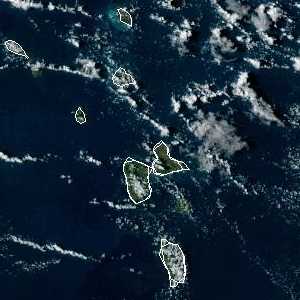 météo tropicale : Image satellite .