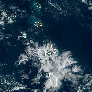 météo tropicale : Image satellite .