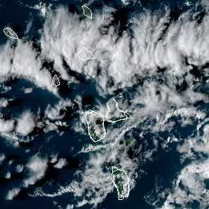 météo tropicale : Image satellite .