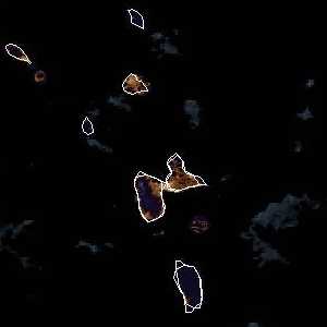 météo tropicale : Image satellite .