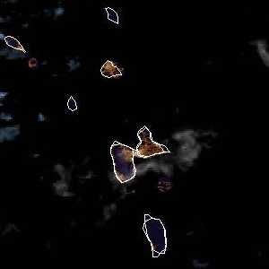 météo tropicale : Image satellite .