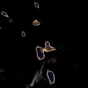 météo tropicale : Image satellite .