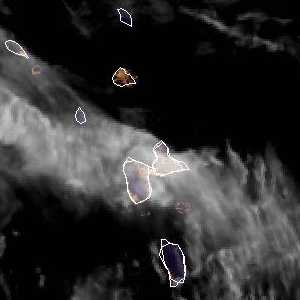 météo tropicale : Image satellite .