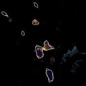 météo tropicale : Image satellite .