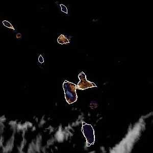 météo tropicale : Image satellite .