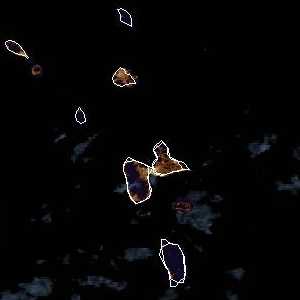 météo tropicale : Image satellite .