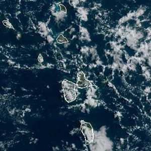 météo tropicale : Image satellite .