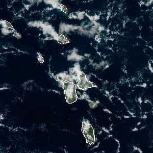 météo tropicale : Image satellite .