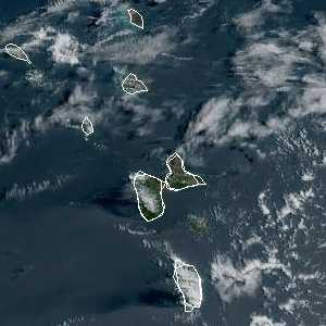 météo tropicale : Image satellite .