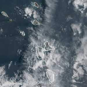 météo tropicale : Image satellite .
