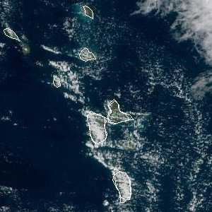 météo tropicale : Image satellite .