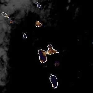 météo tropicale : Image satellite .