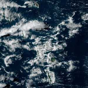 météo tropicale : Image satellite .