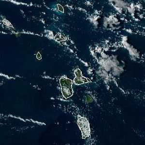 météo tropicale : Image satellite .