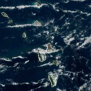 météo tropicale : Image satellite .