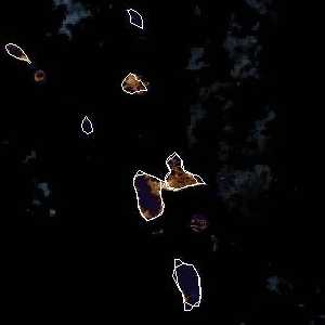 météo tropicale : Image satellite .