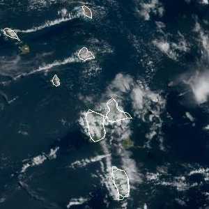 météo tropicale : Image satellite .