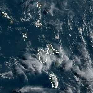 météo tropicale : Image satellite .